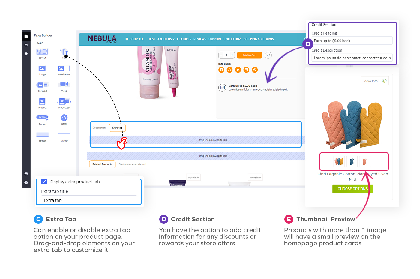 Nebula Product Features