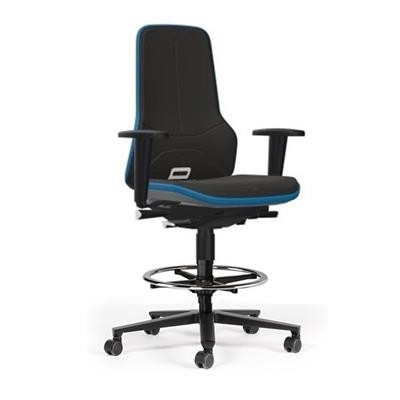 BIMOS - Neon ESD Chair+ 9573E - Desk-to-Bench Height w/Foot Ring & Arms