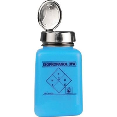 Menda - One Touch Pump Bottle, ESD, Blue- IPA Print-6 Ounce