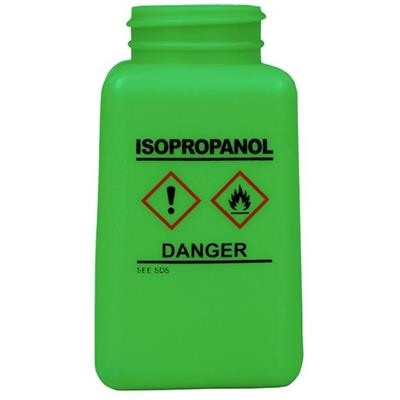 Menda - Bottle Only, HCS Label, Isopropanol Printed, Green, 6 Ounce