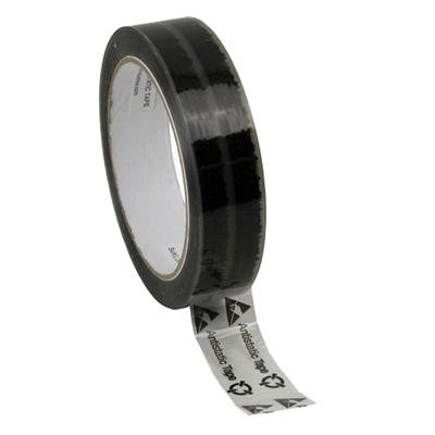 Desco - Antistatic Cellulose Clear Tape With ESD Symbols - 1" Wide x 72 Yards