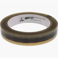 Desco - Antistatic Clear Cellulose Tape with ESD Symbols - .75" x 72 Yards