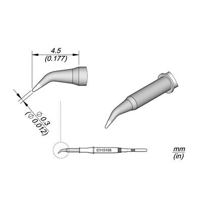 JBC - Conical Bent 0.3mm