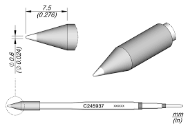JBC - Cartridge Conical 0.6mm HT