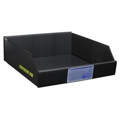 Protektive Pak - Bin Box, Open, Plastek , 18 x 12 x 4, 4Mm
