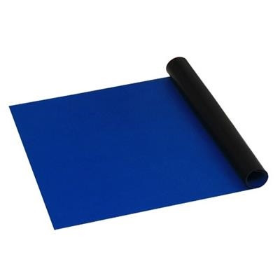Desco - Dual Layer Rubber Mat - Dark Blue - 0.060'' X 30'' X 50'