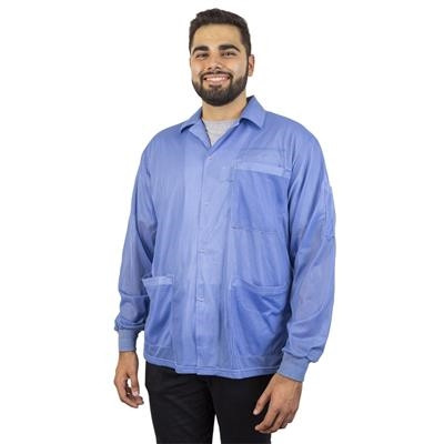Desco - Statshield Jacket with Cuffs - Blue - 6X Large