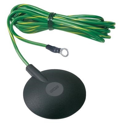 SCS - Ground Cord, Mat, 10mm Stud No Resistor, 15'