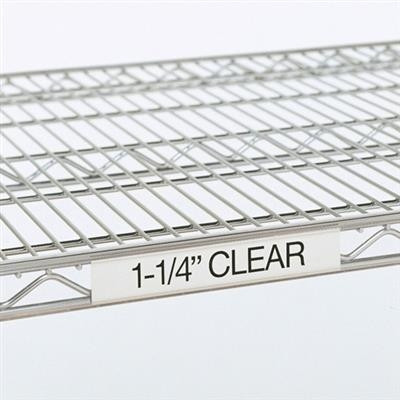 Metro - Clear Label Holder - 13" x 1.25"