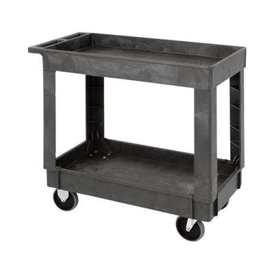 Quantum - Plastic Mobile Utility Cart, Two Level