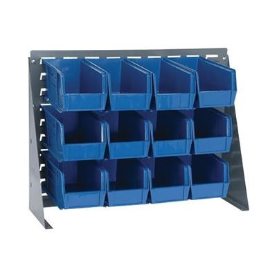 Quantum - Bench Rack with Bins - 12 Count 12" x 5" Bins