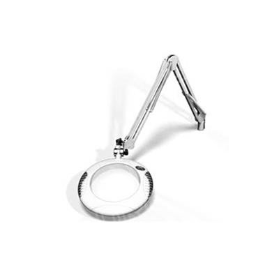 O.C. White - Green-Lite Big Eye 7.5" Round LED Magnifier - Clamp Base - Medical White