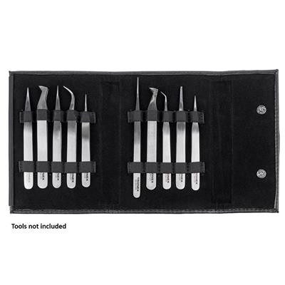 Tronex - Tweezer Carrying Case - Magnetic Closure - 10 Slot Case