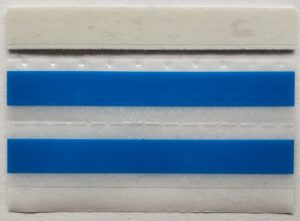 SpliceRite - SMD Blue Double Splice Tape with Dimples and Edge Guide,500 Count - 24 Millimeter Width