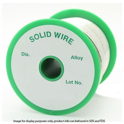 MacDermid Alpha - Solid Wire - SACX0307 Lead Free Wire Solder - .078" Diameter, 4 Pound Spool