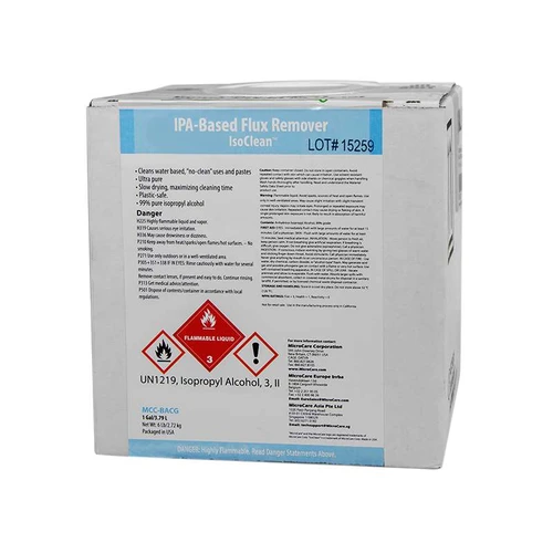MicroCare - IsoClean, IPA-Based Flux Remover - 1 Gallon Mini-cube
