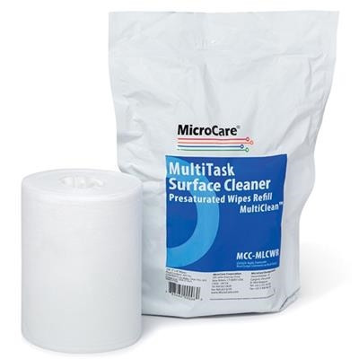 MicroCare - Multitasking Electronics Cleaner - 70/30 IPA/DI Mix - 100 Pre-Saturated Wipes