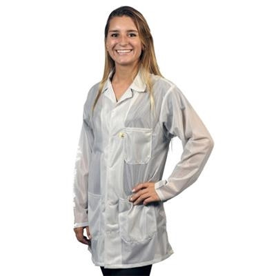 Tech Wear - Traditional ESD Jacket | White