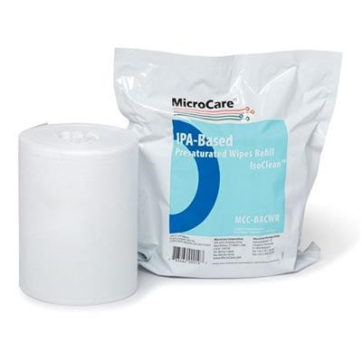 MicroCare - IPA-Based Surface and Stencil Cleaner - 100 Pre-Saturated Wipes Refill