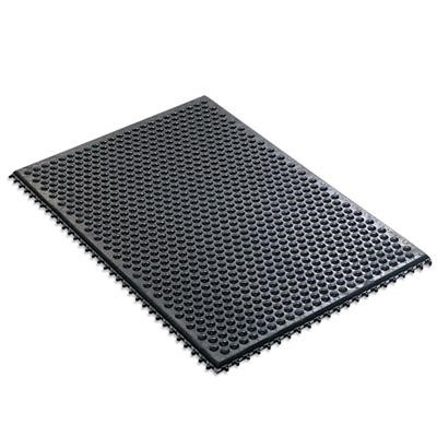 Desco - Statfree Type I Conductive Ergonomic Interlocking Floor Mat System | Black