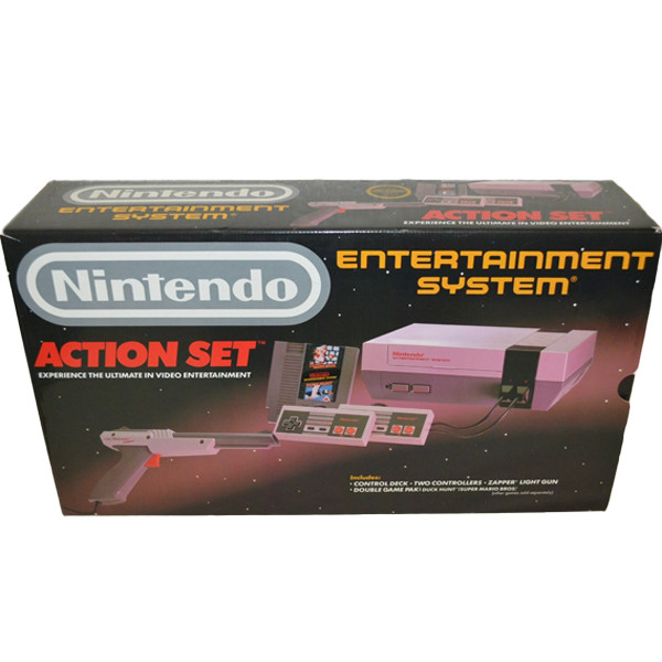 NES Actions Set System Complete In Box For Sale | DKOldies
