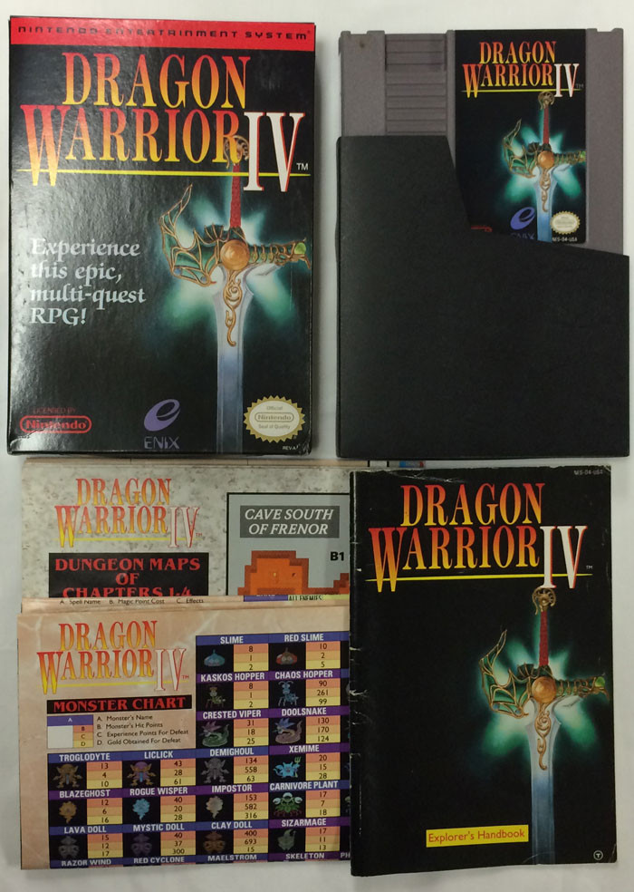 Dragon Warrior IV Complete Nintendo NES Game For Sale | DKOldies