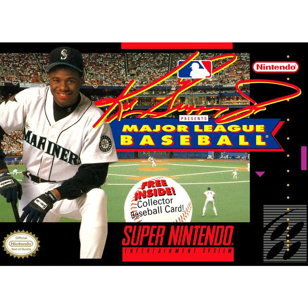 Ken Griffey Presents Major League Baseball MLB Complete SNES Game Sale