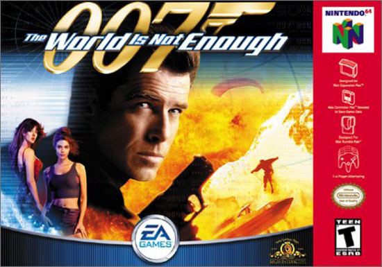 007 The World is Not Enough Grey Nintendo 64 N64 Game