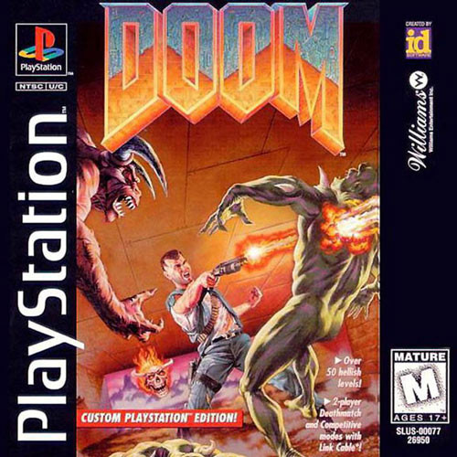 Doom Black Label RARE Jewel Case Variant for Playstation