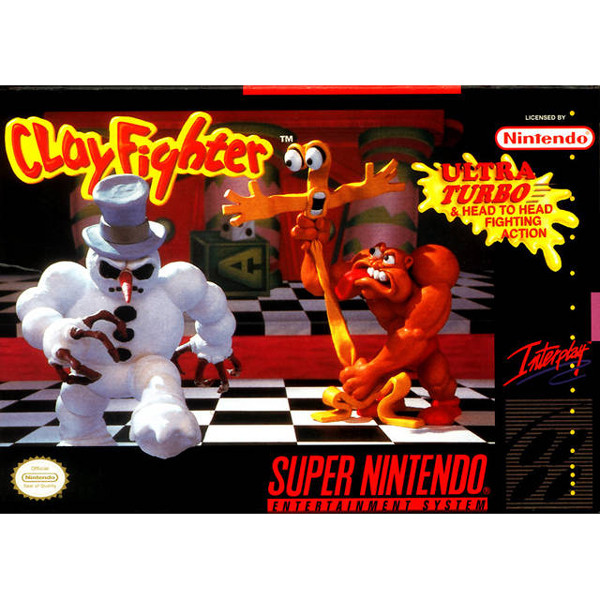 SNES Clay Fighter 海外 スーパーファミコン ClayFighter Super Nintendo SNES Game For Sale | DKOldies