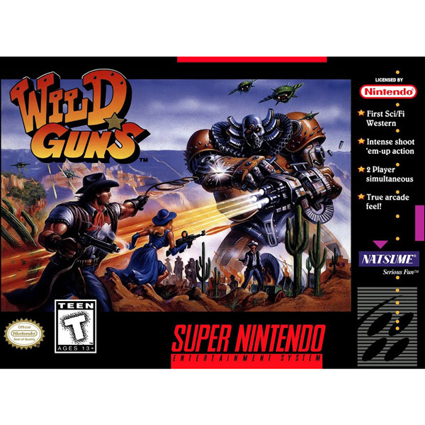 Wild Guns Super Nintendo SNES Game For Sale | DKOldies