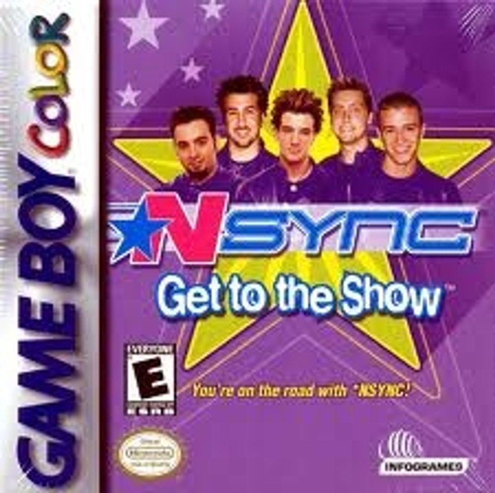 NSYNC Get To The Show Nintendo GameBoy Color Game For Sale