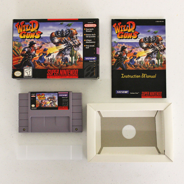 Wild Guns Complete SNES Game For Sale | DKOldies