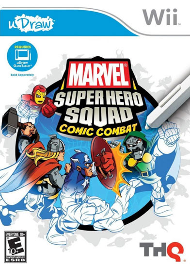 uDraw Marvel Super Hero Squad Comic Combat Nintendo Wii Game For Sale