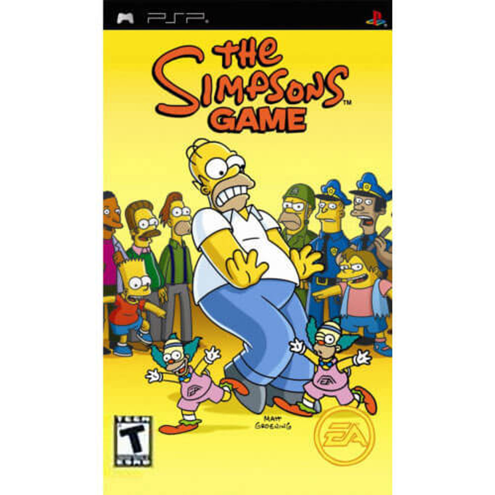 psp games simpson