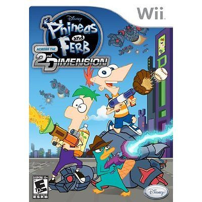 Phineas and Ferb Across the 2nd Dimension Nintendo Wii Game For Sale
