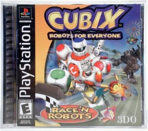 Complete Cubix Robots for Everyone: Race'n Robots PS1 Game For Sale