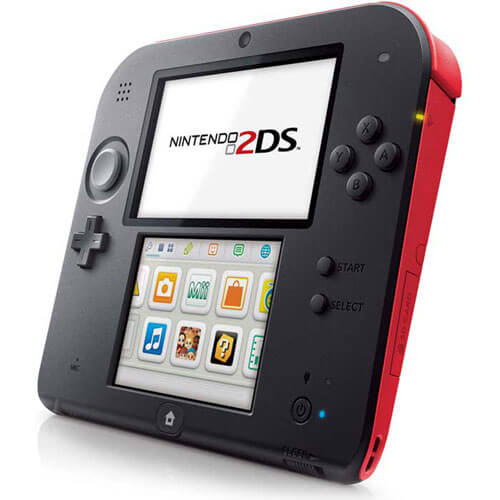 Nintendo 2DS Red Handheld System w/ Charger For Sale | DKOldies
