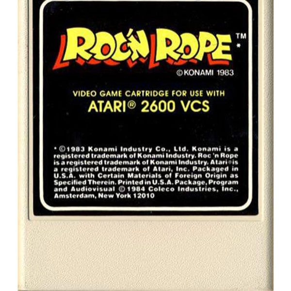 家庭用ゲームソフト ROC'N ROPE [ATARI2600] Roc'n Rope Atari 2600 game For Sale | DKOldies