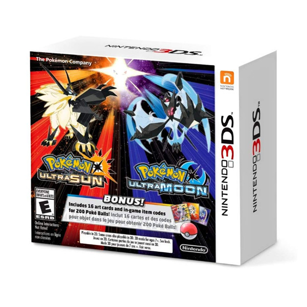 Complete Pokemon Ultra Sun & Ultra Moon Dual Pack 3DS Game For