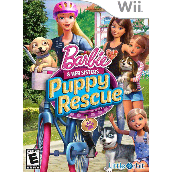 Barbie & Her Sisters Puppy Rescue Nintendo Wii Game For Sale | DKOldies