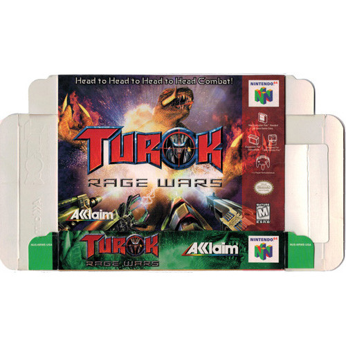 Turok Rage Wars Nintendo 64 N64 Box For Sale DKOldies