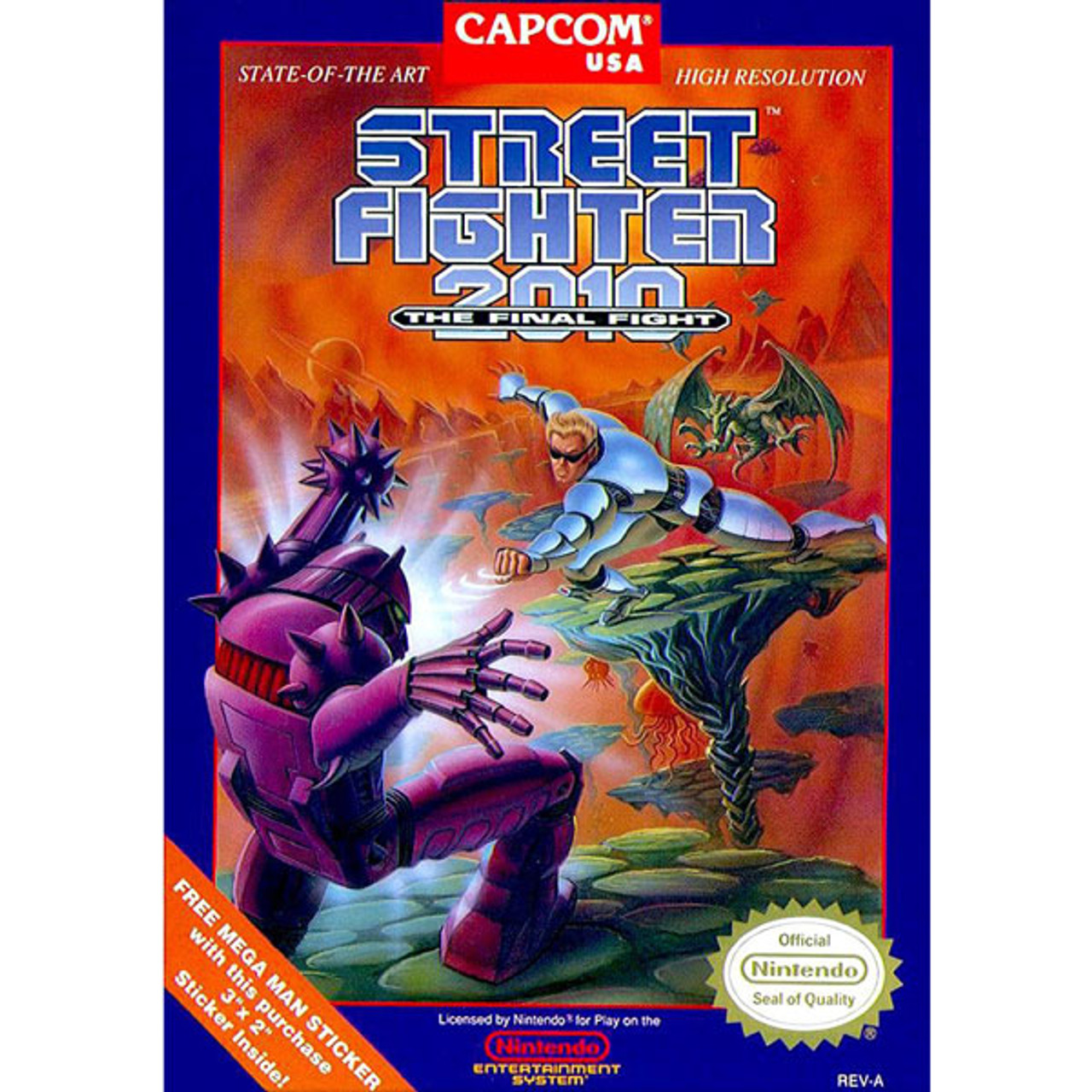 Street Fighter 2010: The Final Fight Nintendo NES Original