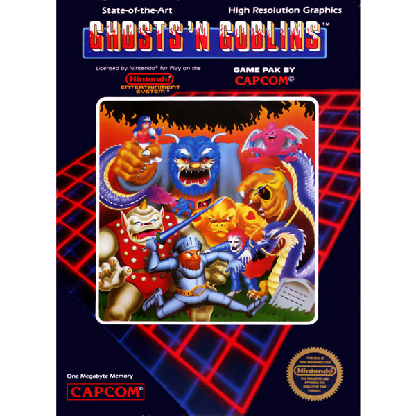 Ghosts 'N Goblins Nintendo NES Original Game For Sale DKOldies
