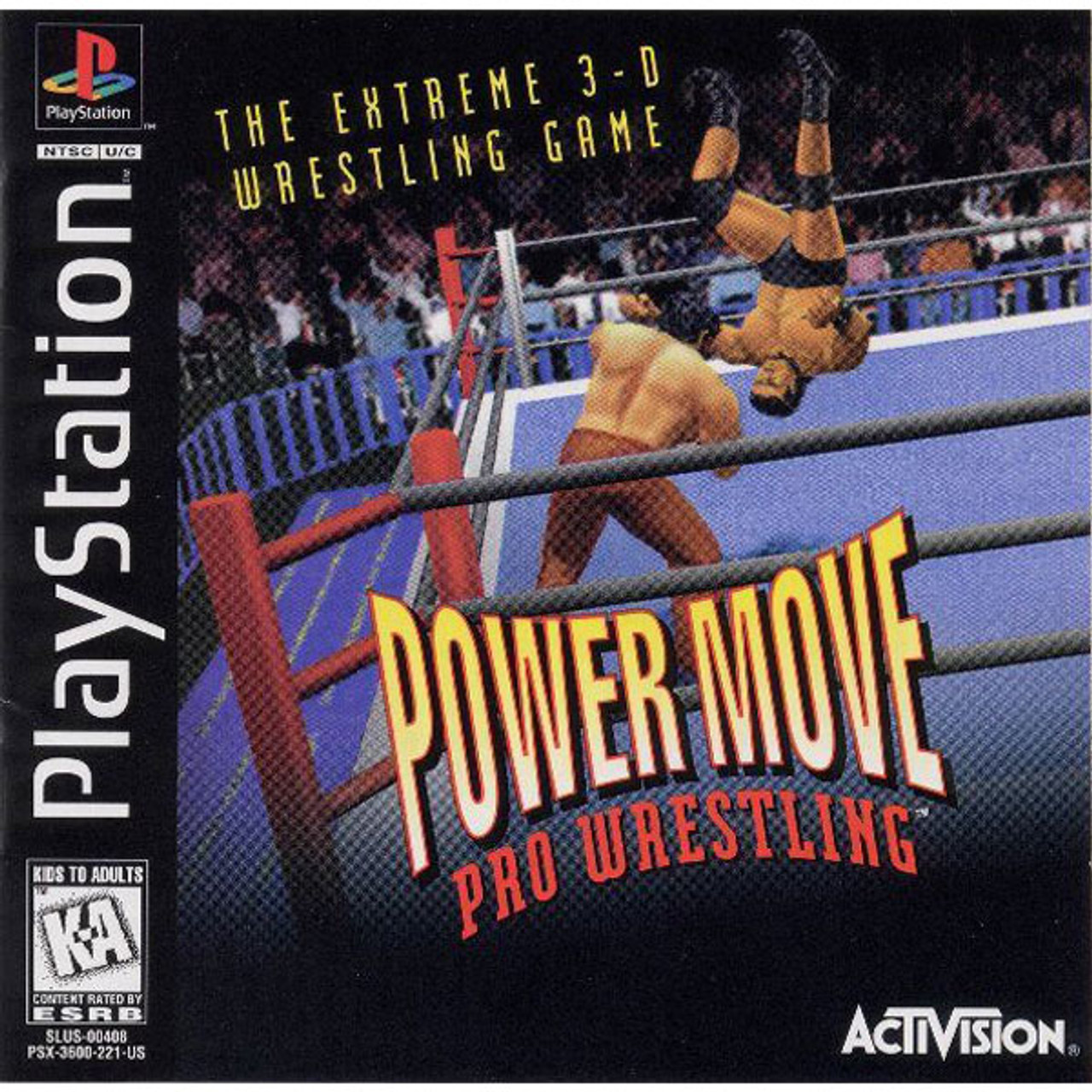Powermove Pro Wrestling for the Sony Playstation on Behance