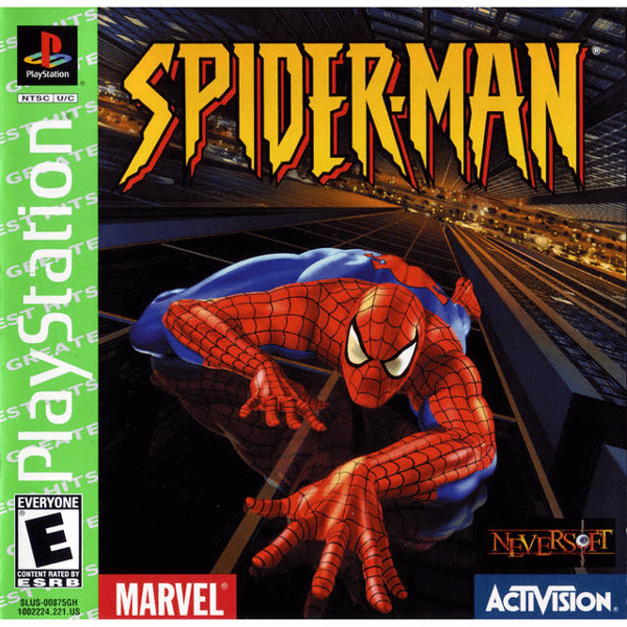 【新品未開封】PS SPIDER-MAN  スパイダーマン PS1 Spider-Man - PlayStation 1 (PS1) Playstation One CIB Black