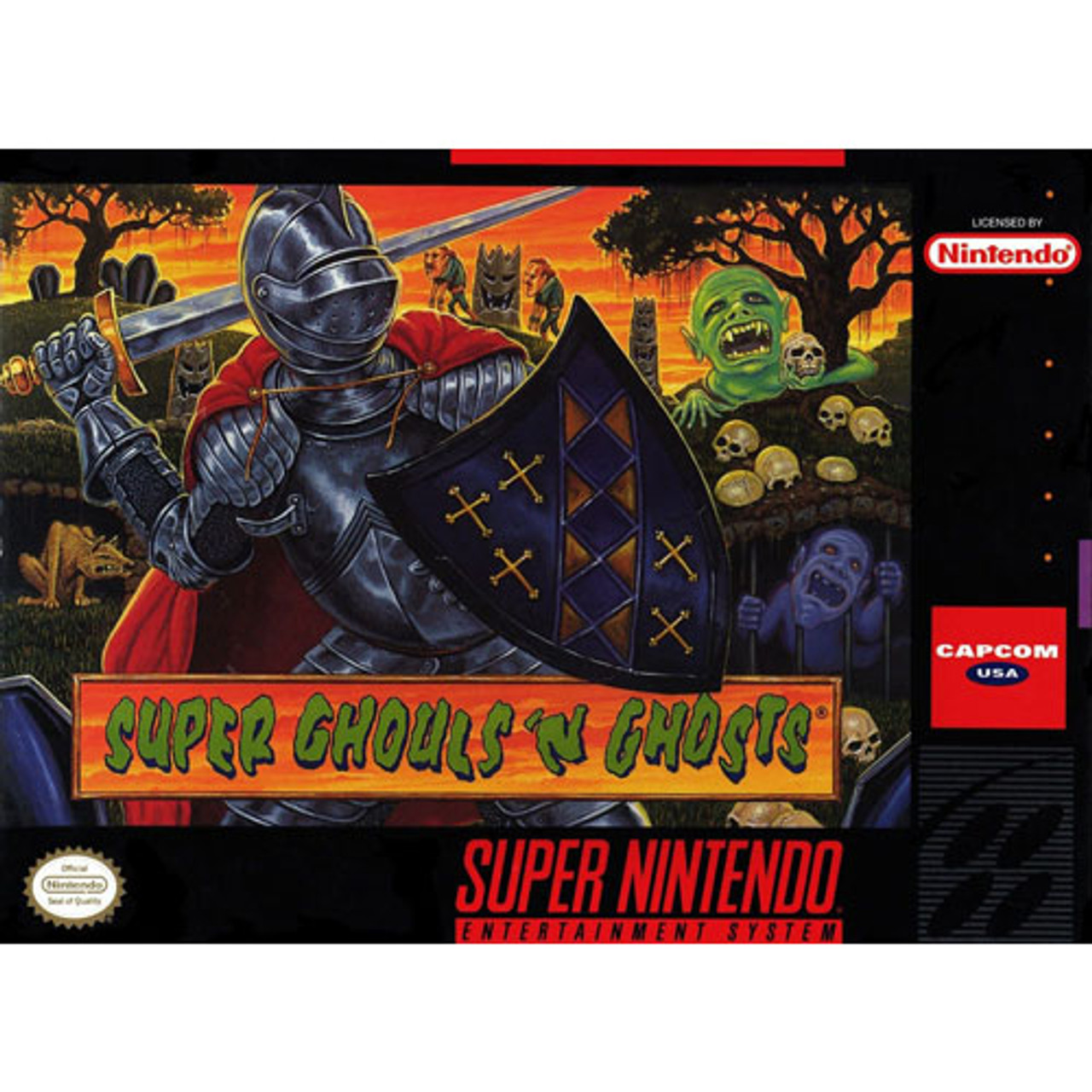 Super Ghouls n Ghosts Super Nintendo SNES Game For Sale