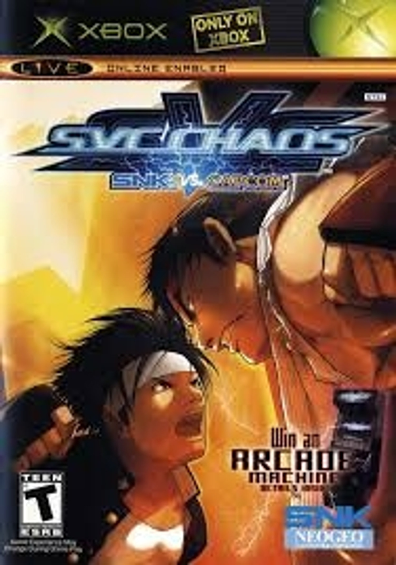 【新品未開封】SNK VS. CAPCOM SVC CHAOS XBOX SNK vs. Capcom: SVC Chaos (Microsoft Xbox, 2004) for sale