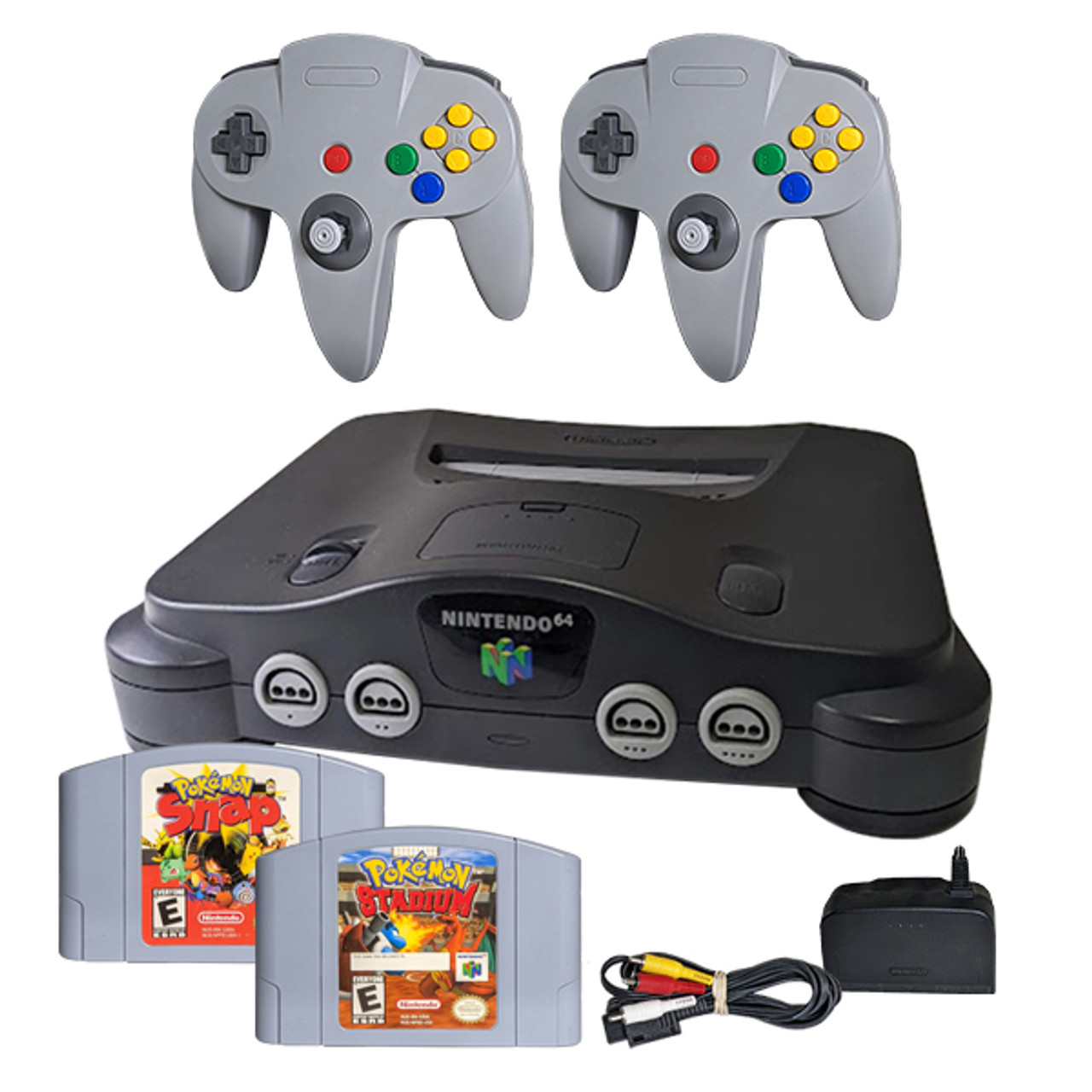 非常に珍しいポケモンN64コンソール N64 System Console Original Pokemon Bundle Pak For Sale