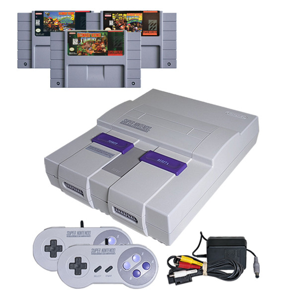 SNES System Donkey Kong Country Bundle Pak For Sale DKOldies
